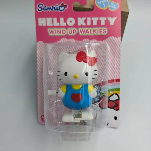 Hello Kitty Wind-Up Walkies - Red, Blue, White - Picture 1 of 4